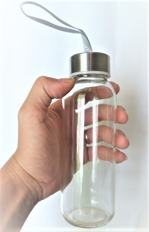 Combo 12 Chai Thủy Tinh đựng nước 300ML - Nắp Thiếc vặn có dây treo