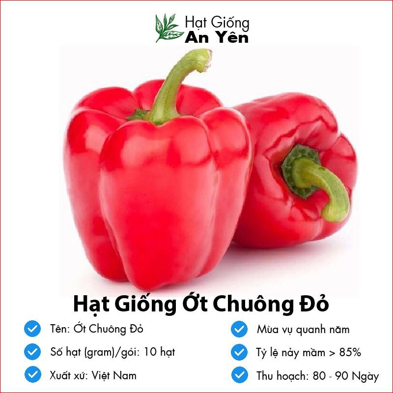 Hạt giống Ớt Chuông  thu hoạch sớm, dễ trồng, nảy mầm cao, sinh trưởng khoẻ