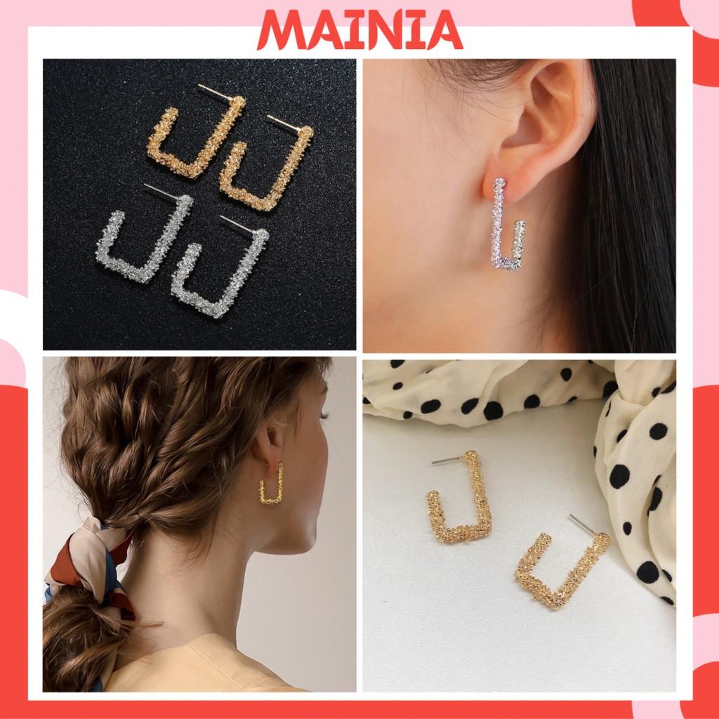 Bông Tai Hợp Kim Hình Chữ L Thời Trang Hàn Quốc Mainia Shop