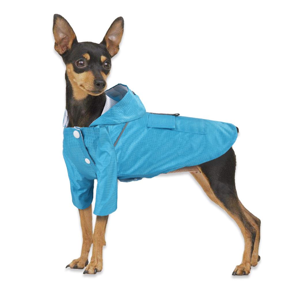 Fashion Pet Dog Waterproof Raincoat Hooded Jacket For Dogs Puppy