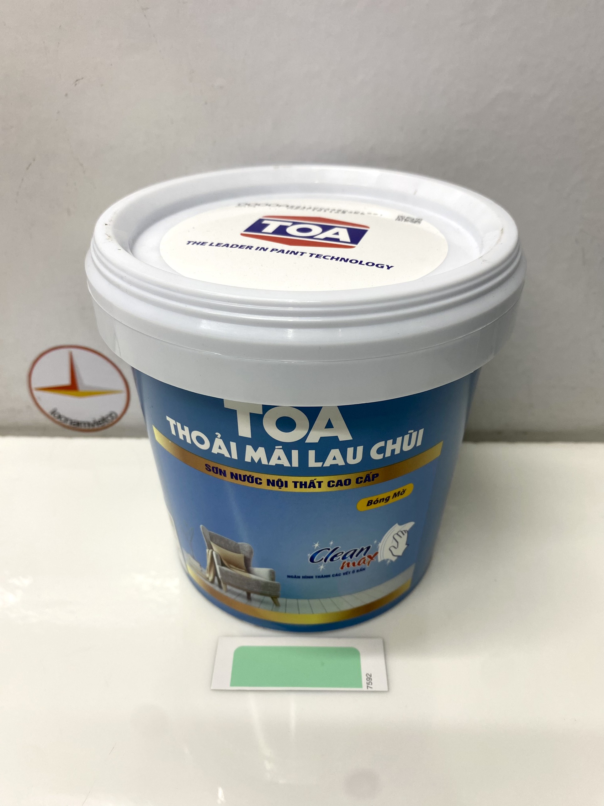 Sơn phào chỉ cho trần nhà Toa thoải mái lau chùi màu B- 7592 _1L