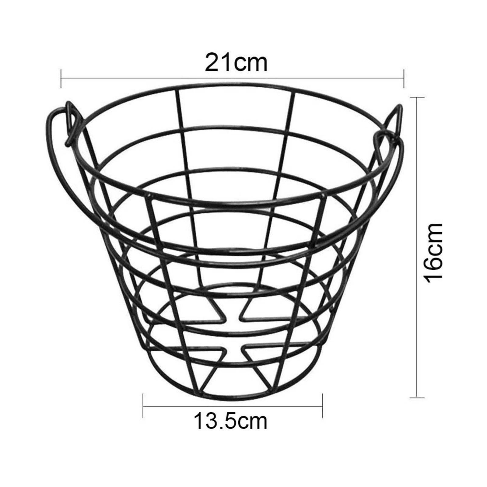 Ball Basket Golf Range Bucket Storage Organizer Holds 25 Balls