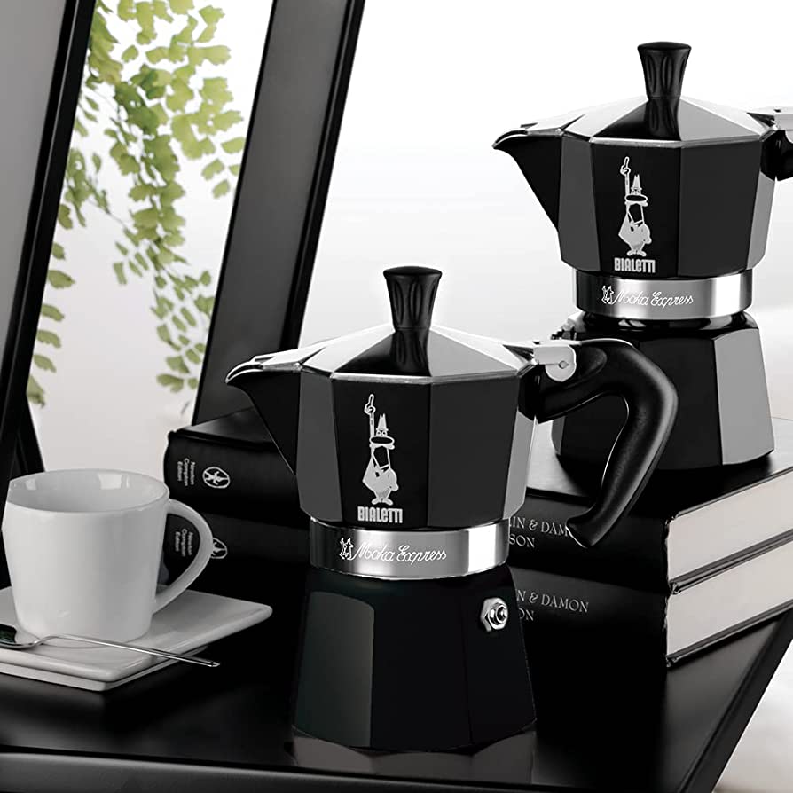 Ấm Moka Bialetti Express màu đen 3 cup