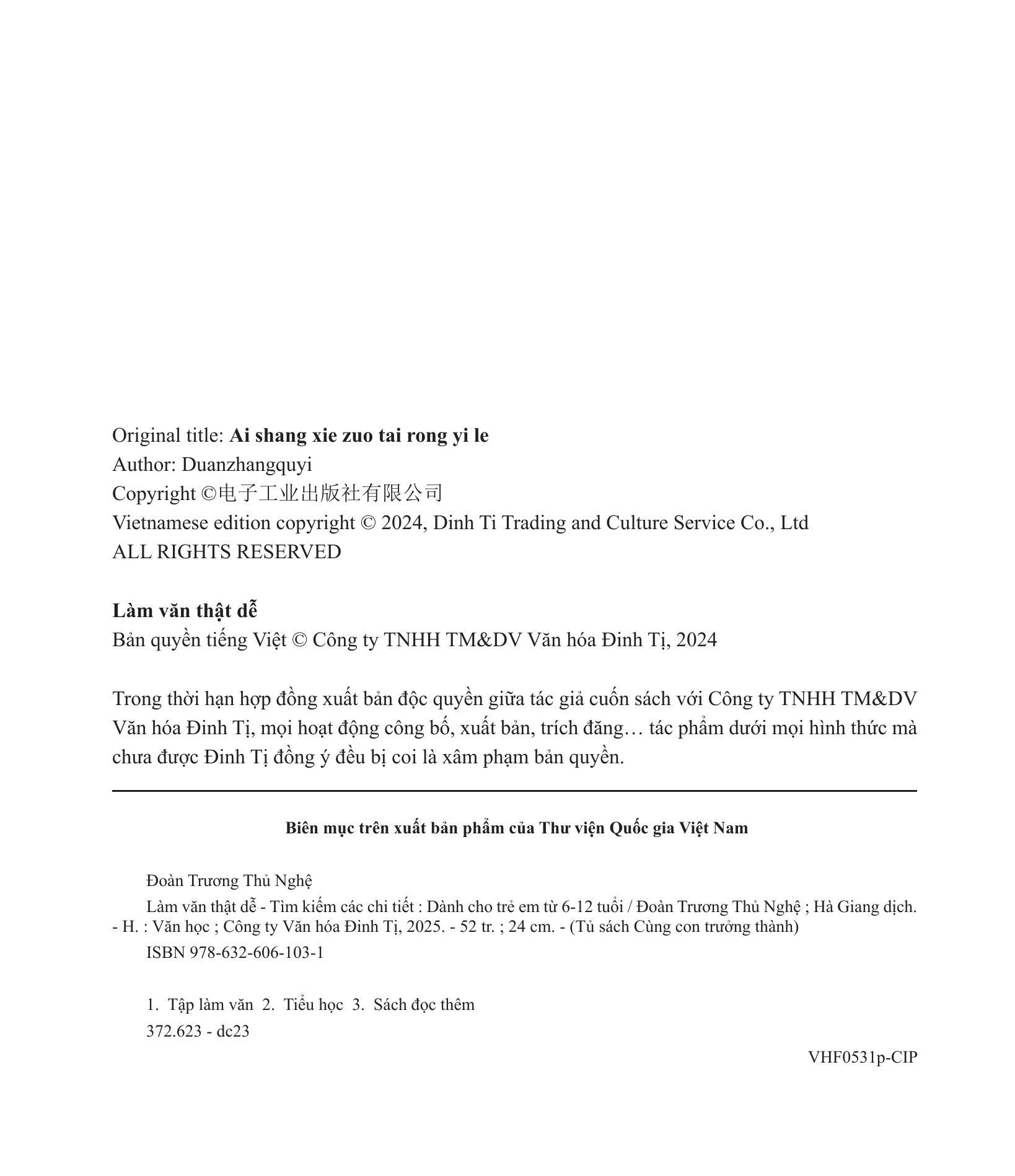 Sách - Làm Văn Thật Dễ - Tìm Kiếm Các Chi Tiết