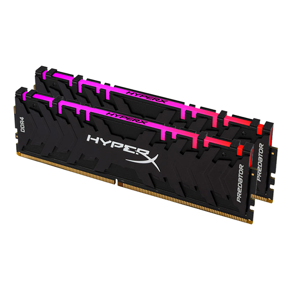 Bộ 2 Thanh RAM PC Kingston 16GB HyperX Predator (2 x 8GB) DDR4 RGB 3200MHz HX432C16PB3AK2/16 - Hàng Chính Hãng