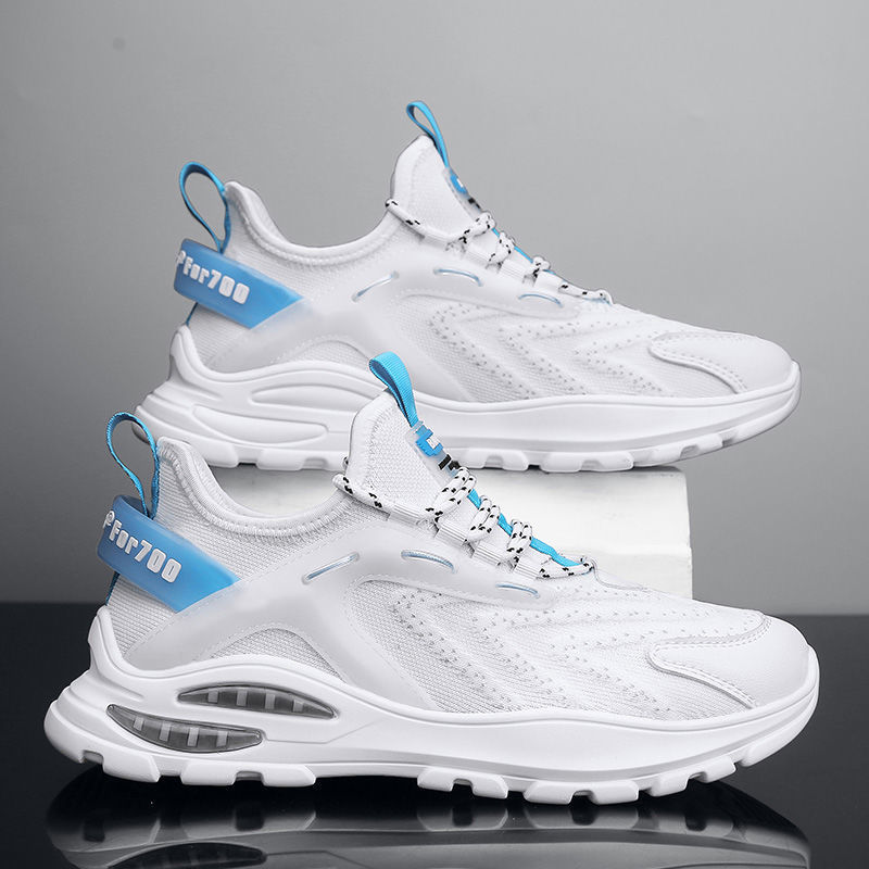 Giày Thể Thao Nam MENDO - Giày Sneaker Màu Đen - Xanh - Trắng, Giày Chạy Bộ Thể Thao Phiên Bản Hàn Quốc- G5055