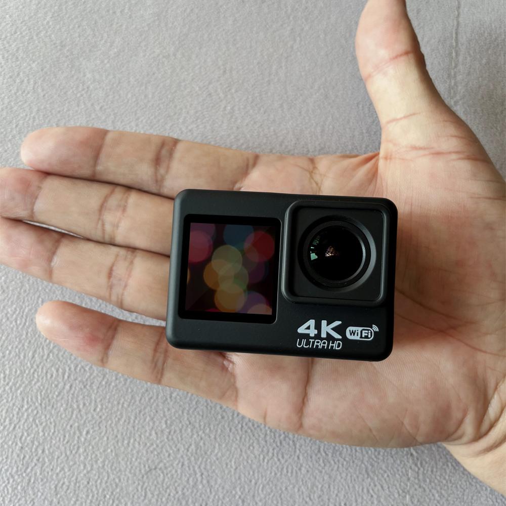 Waywalkers Camera Hành Động AIR 4K 60PFS 1080P 4x Zoom WIFI Mũ Bảo Hiểm Xe Đạp Xe Máy Chống Nước Cam Thể Thao Video Camera Hành Động