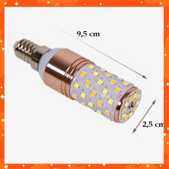 Bóng đèn led ngô 12w chất lượng cao e14 220v ánh sáng trắng 206720