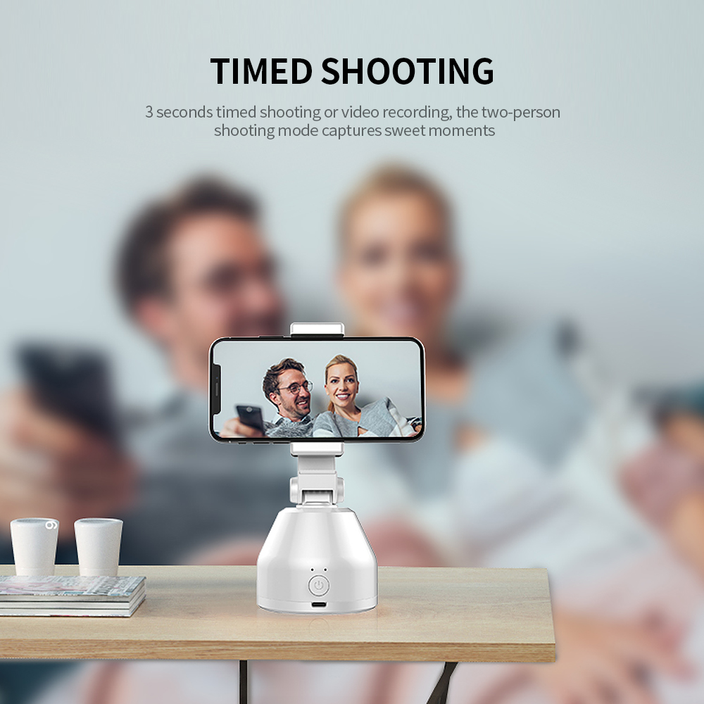 Giá đỡ chụp ảnh thông minh di động Gimbal xoay 360 ° Tự động theo dõi khuôn mặt