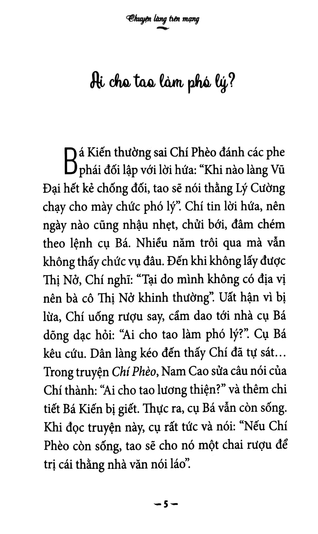 Chuyện Làng Trên Mạng