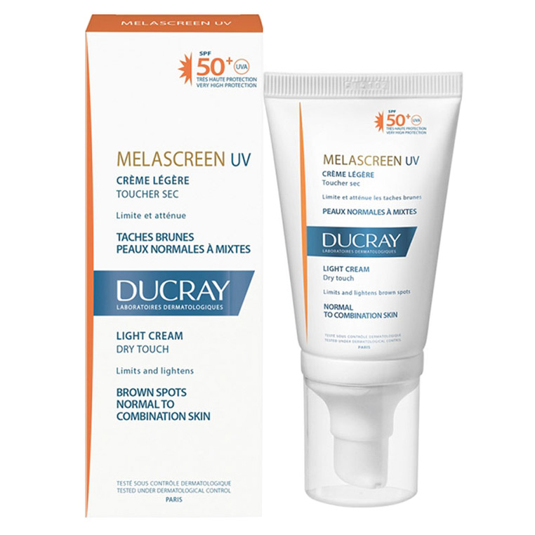 Kem chống nắng làm sáng da và chống lão hoá Melascreen UV Light Cream SPF50 Ducray 40ml