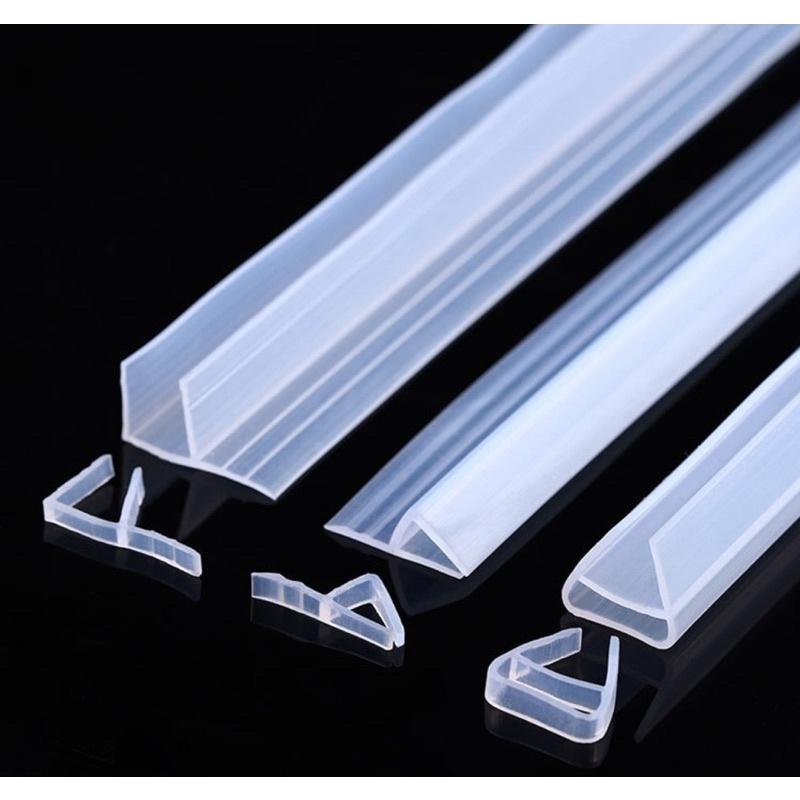 Gioăng cao su chữ h chất liệu silicon trong chuyên dụng gắn cửa kính đóng mở tác dụng ngăn bụi nước gió lùa khe cửa