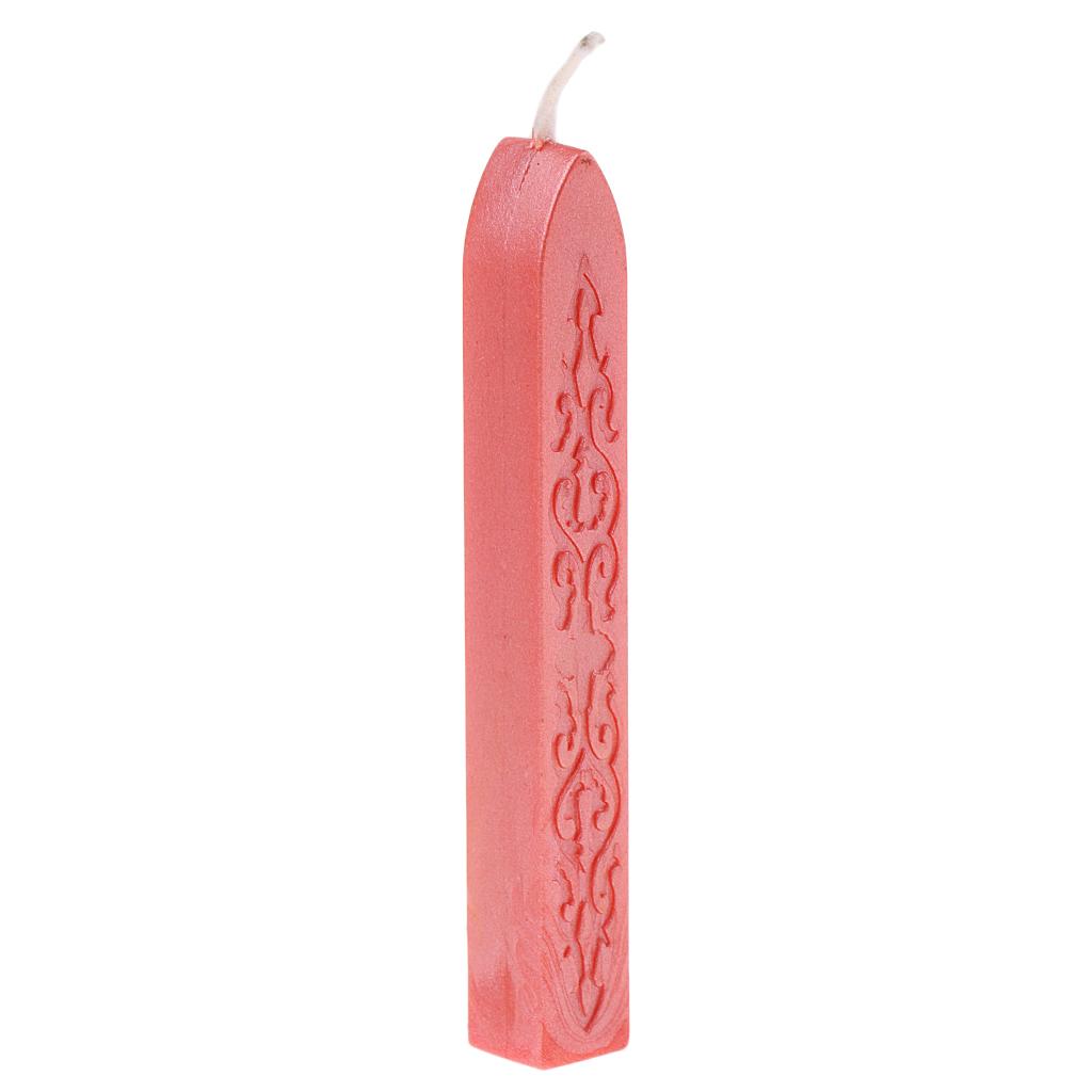 5 Pieces Vintage Sealing Seal Wax Sticks with Wick for Wedding Invitation Letter Card