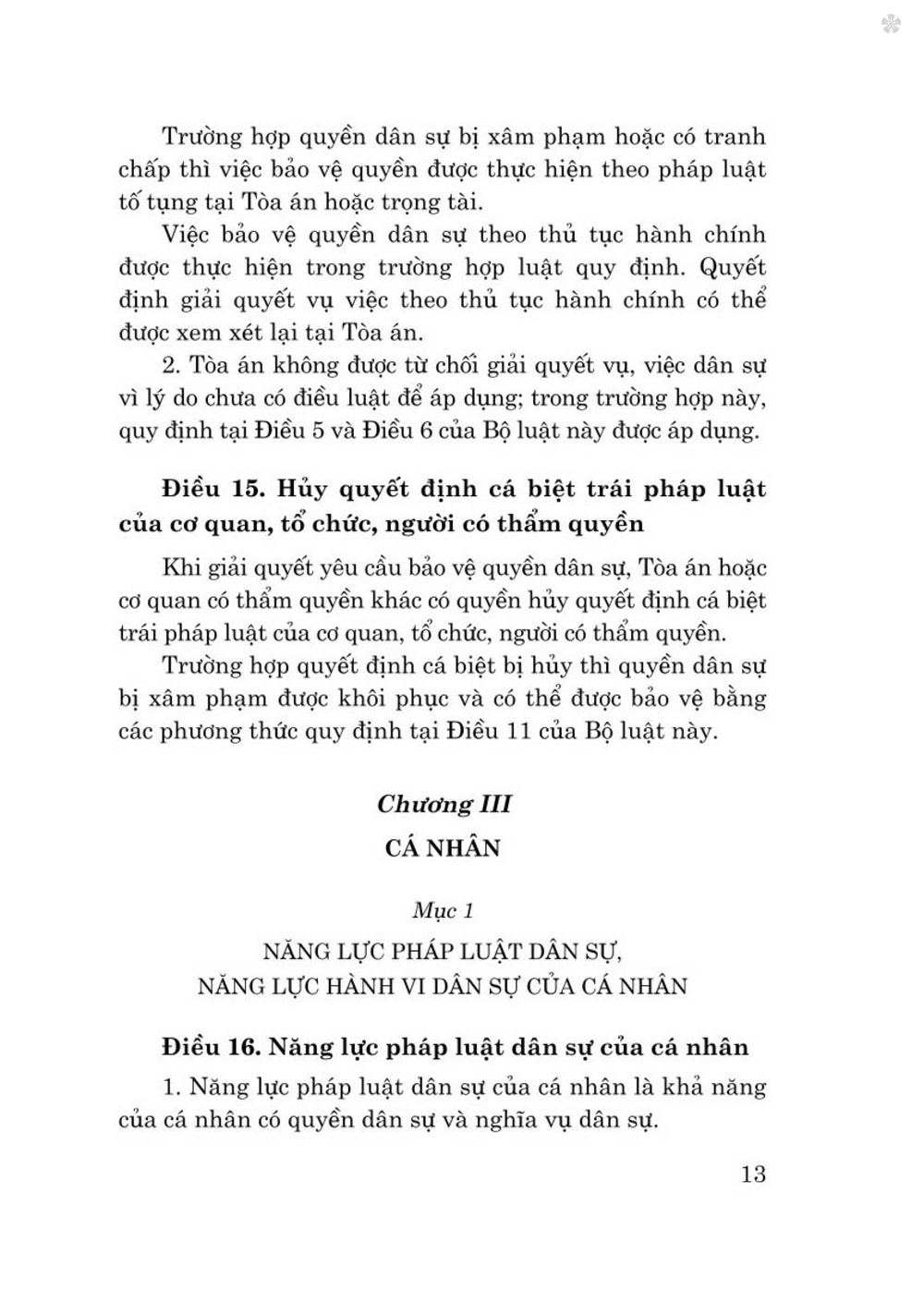 Bộ luật dân sự (hiện hành) - bản in 2024