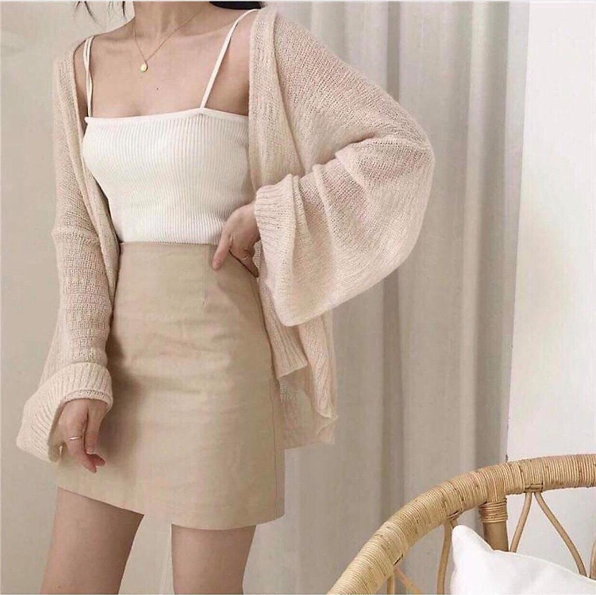 Áo cardigan mỏng- chất len siêu mềm