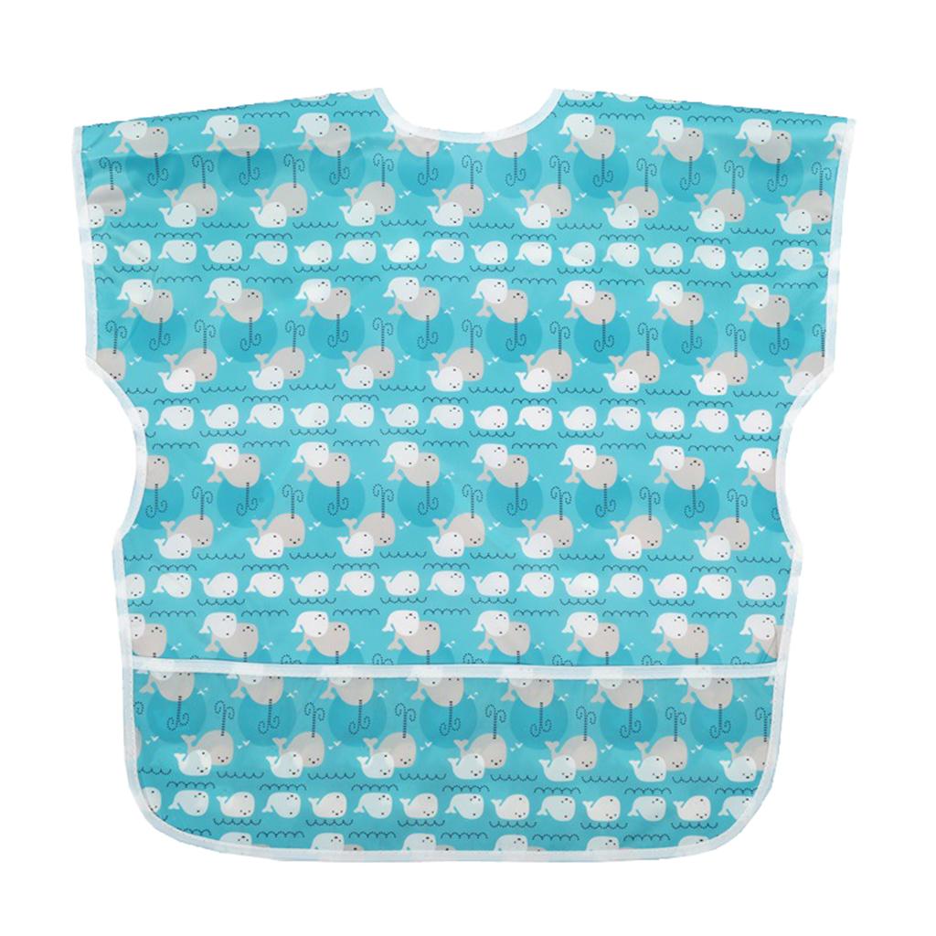 Sleevless Drooling Teething Waterproof Bib for Baby Toddlers