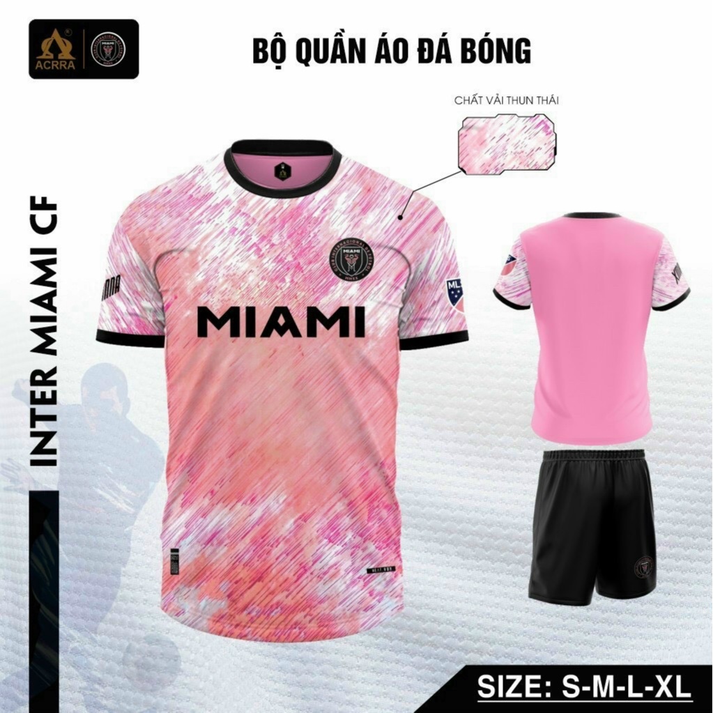 Bộ Quần Áo Bóng Đá Thể Thao Miami Hot 2022 - In tên số theo yêu cầu