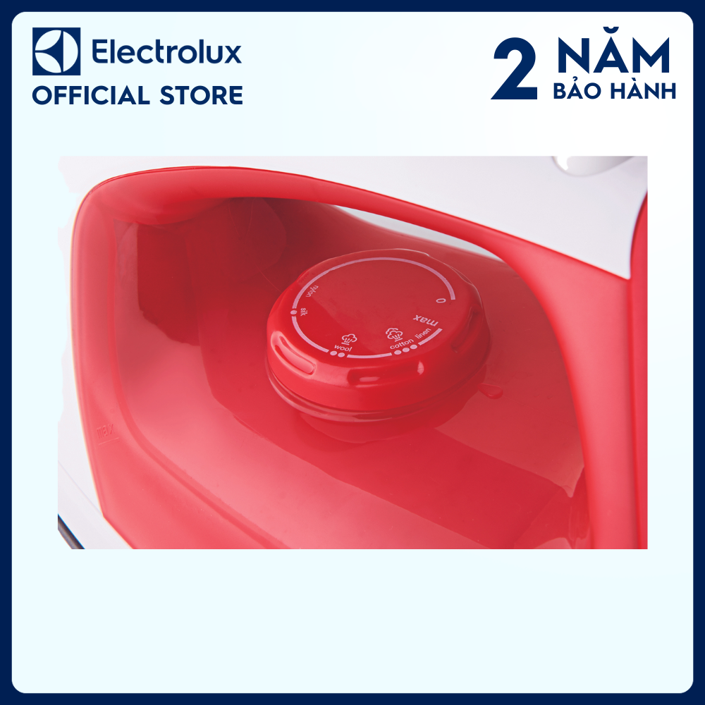 Bàn ủi hơi nước  Electrolux ErgoSteam - Cam hồng - ESI5116 - Hơi nước liên tục và ổn định, tự động làm sạch tiện lợi, loại bỏ nếp nhăn cứng đầu [Hàng chính hãng]