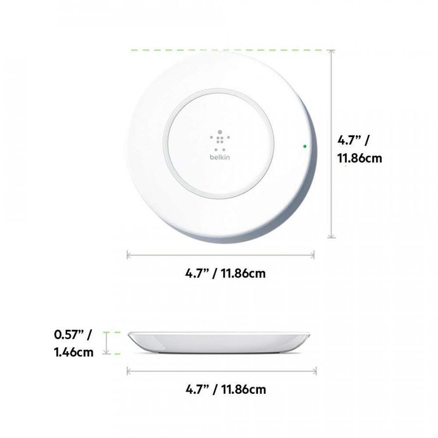 Sạc không dây Belkin BOOST UP Wireless Charging Pad Optimal 7.5W - Hàng nhập khẩu