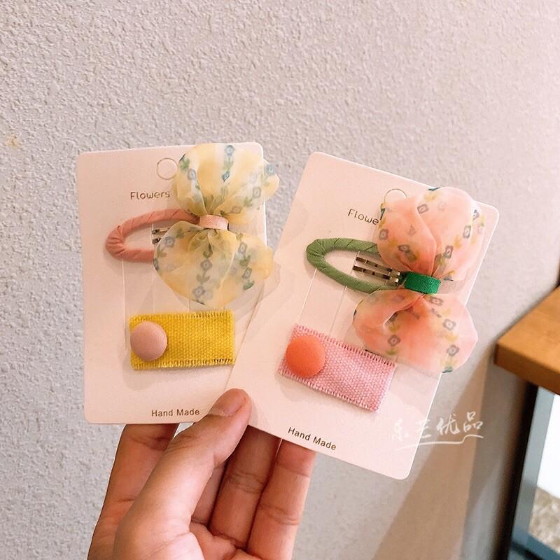 COMBO KẸP TÓC CHO BÉ GÁI PHONG CÁCH HÀN QUỐC SIÊU DỄ THƯƠNG