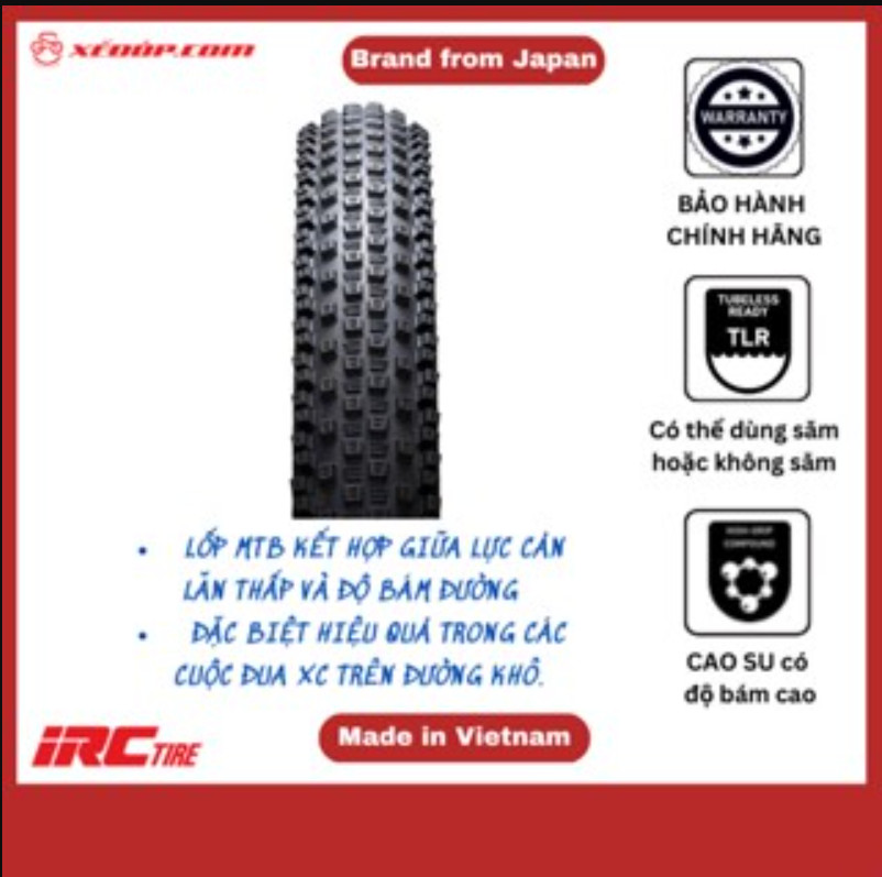 Lốp Xe Đạp MTB iRC TIRE Nhật Bản GEO-CLAW