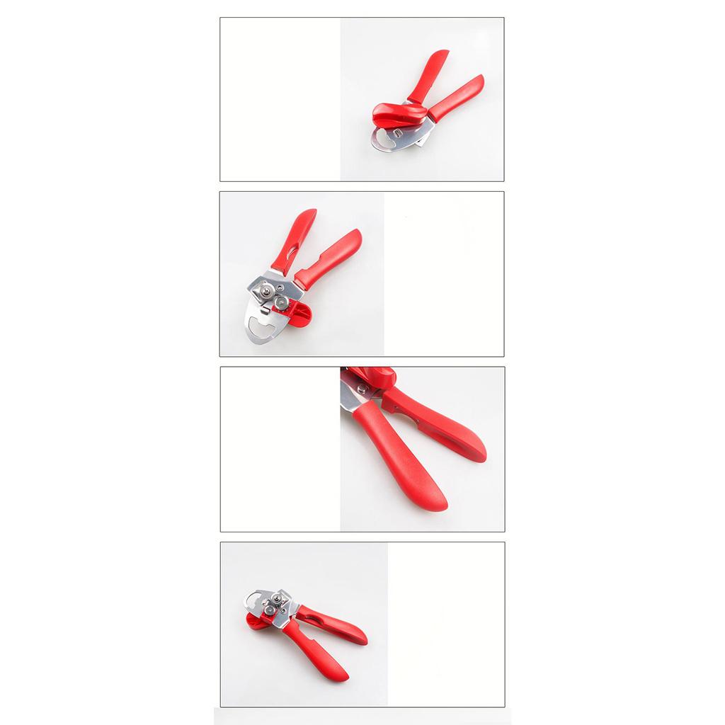 Can Opener Manual No-Trouble-Lid-Lift, Manual Deluxe Can Opener, Stainless Steel Bottle Openers Professional Jars & Tin Opener for Cans Kitchen Tools