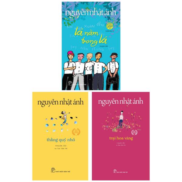 Combo Sách Trại Hoa Vàng + Lá Nằm Trong Lá + Thằng Quỷ Nhỏ