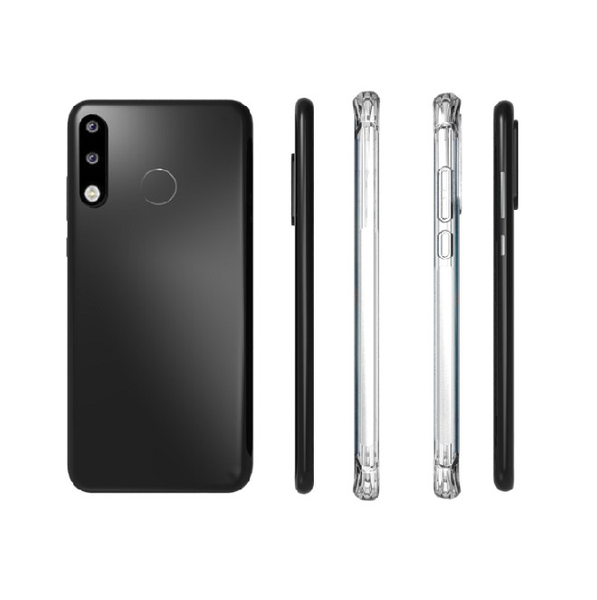 Ốp lưng silicon dẻo trong suốt chống sốc cho Huawei Nova 4e