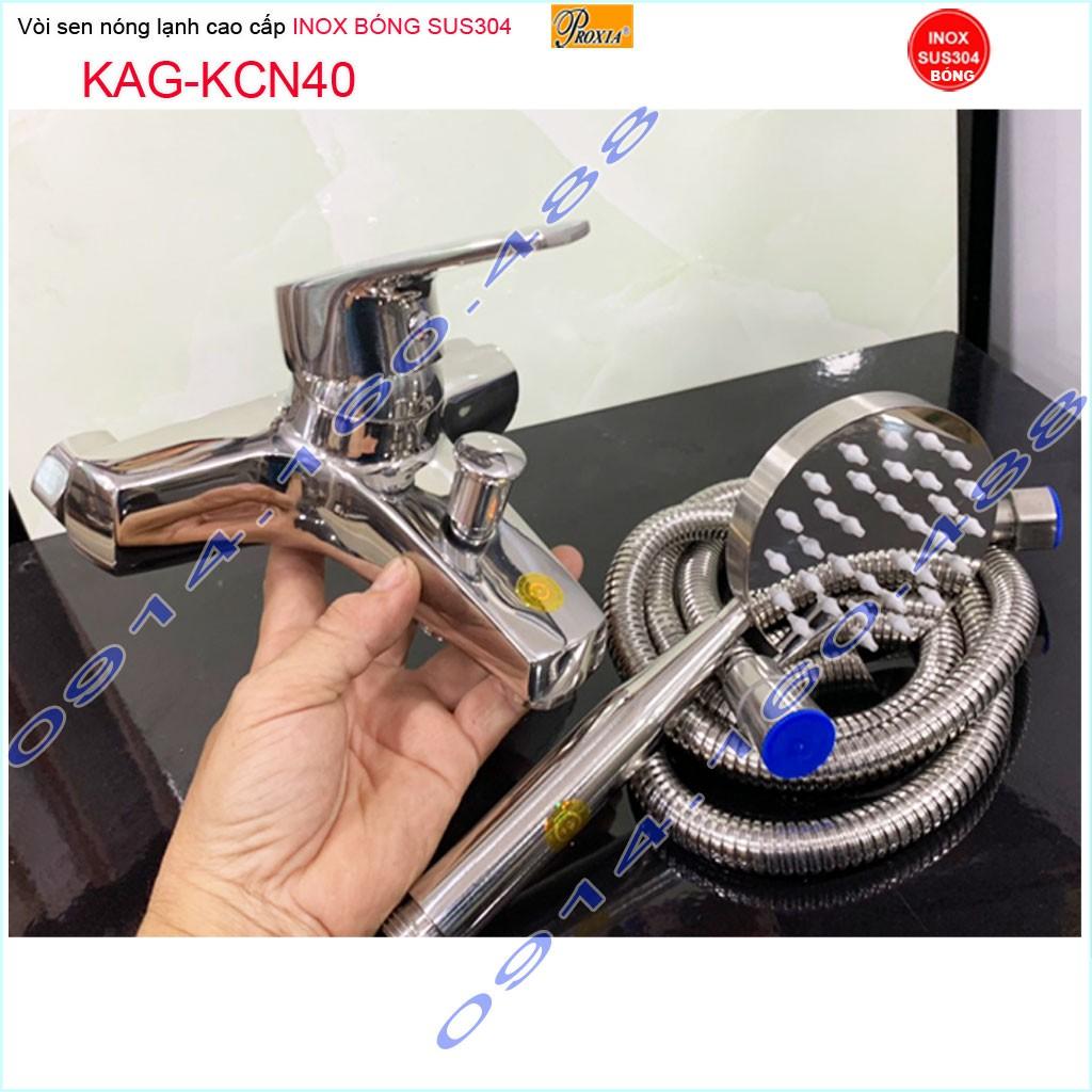 Vòi sen nóng lạnh inox bóng gương trọn bộ bòi sen tắm nóng lạnh nước mạnh sử dụng tốt
