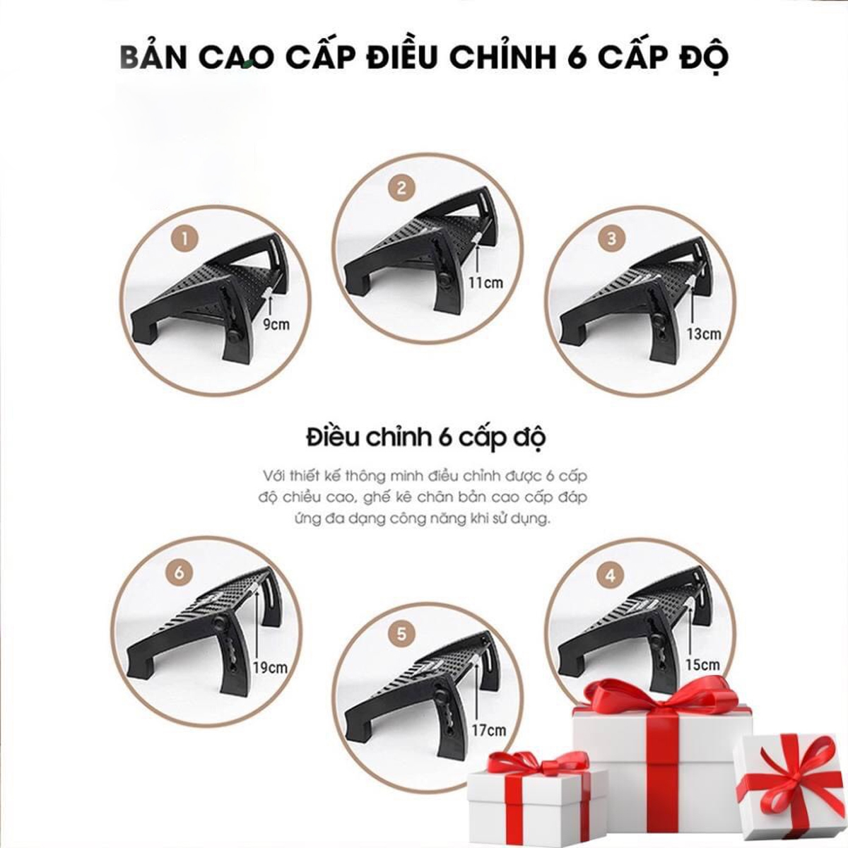 Kê chân công thái học Ergonomic Footrest