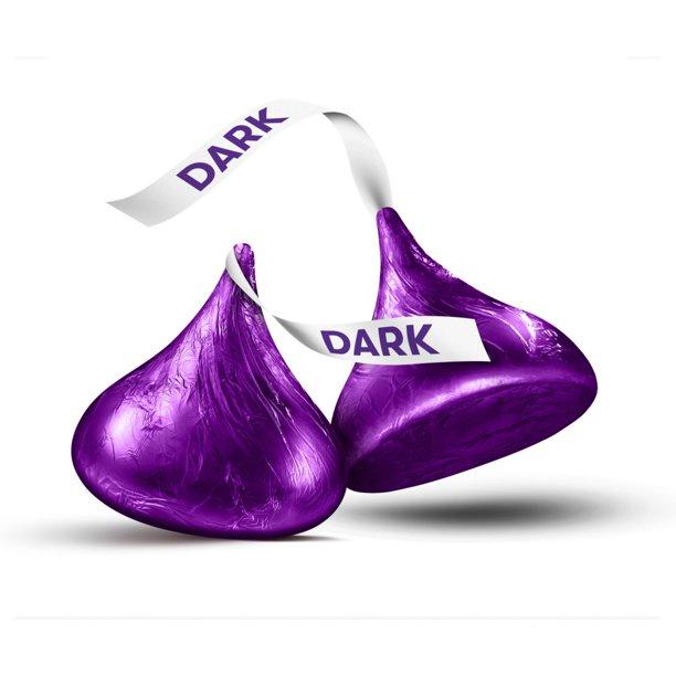 TÚI 910g SOCOLA ĐEN/ĐẮNG HERSHEY'S KISSES, SPECIAL DARK Mildly Sweet Dark Chocolate Candy (32.1oz)
