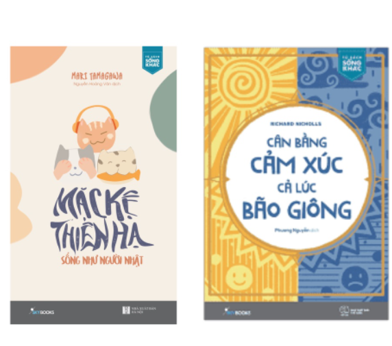 Combo 2Q : Mặc Kệ Thiên Hạ Sống Như Người Nhật + Cân Bằng Cảm Xúc Cả Lúc Bão Giông