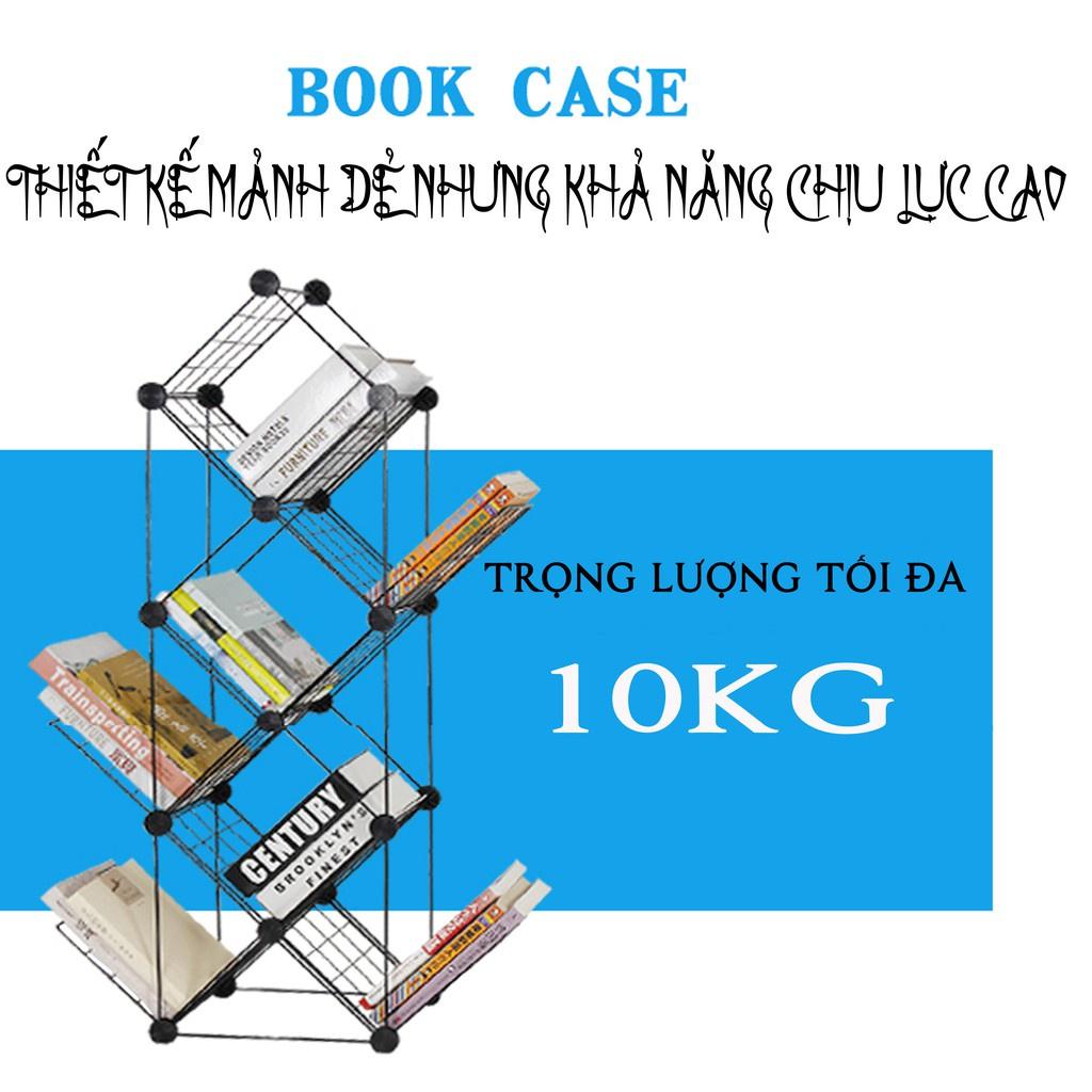 Kệ Sách Nhiều Tầng Trang Trí Phòng, Giá Sách Hàng Rào Thông Minh Decor Phòng, Giá Để Đồ