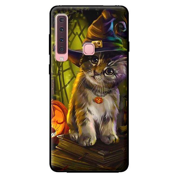 Ốp lưng in cho Samsung Galaxy A9 2018 mẫu Mèo Đội Nón - Hàng chính hãng