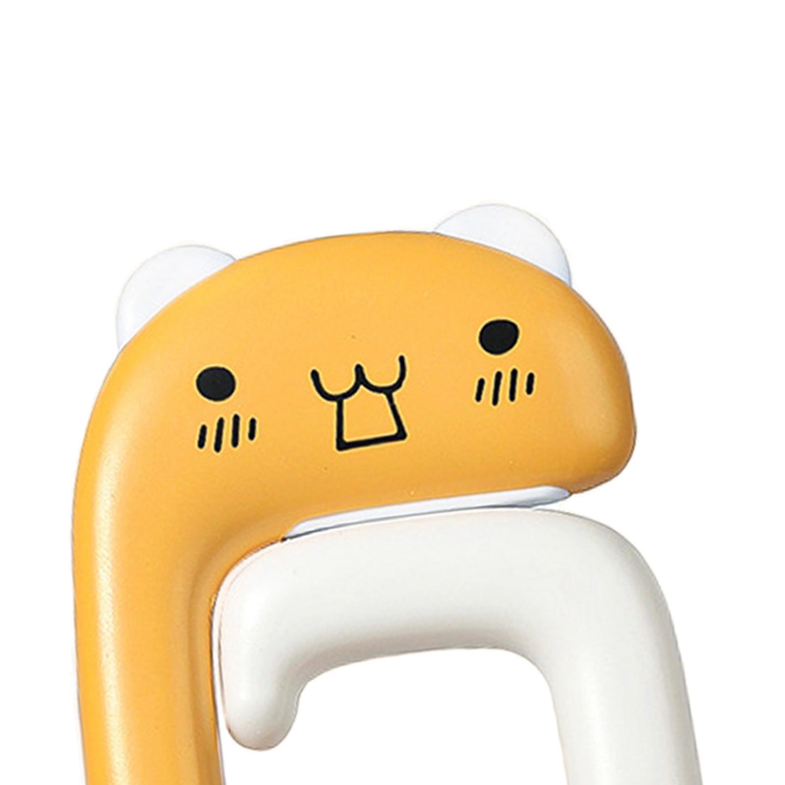 Portable Table Bag Holder Outdoor Bag Hook for Desk office Yellow