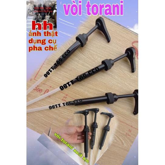 vòi bơm torani màu đen