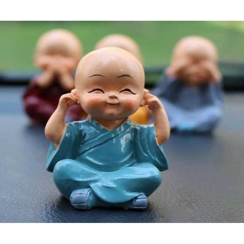 Bộ Tượng Tứ Không Nghe - Không Nhìn - Không Nói - Tâm không Động