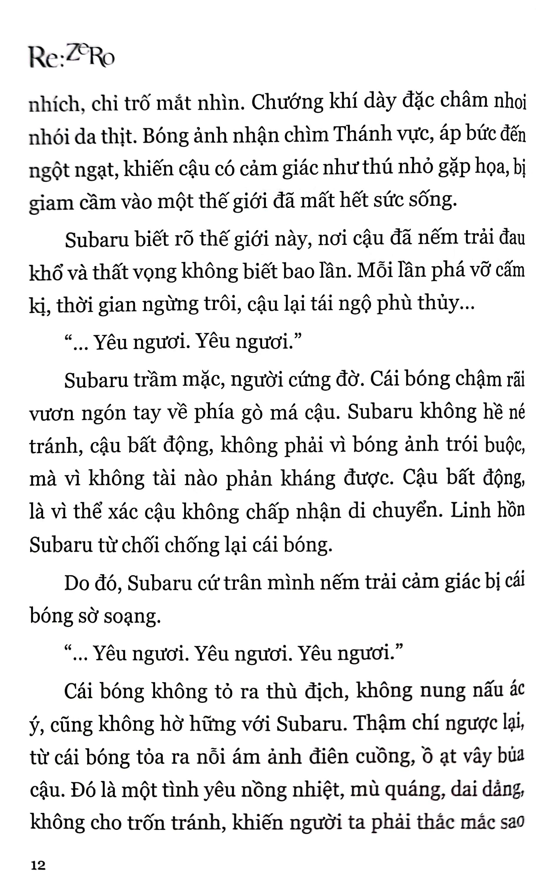 Re:zero - Bắt Đầu Lại Ở Thế Giới Khác 12