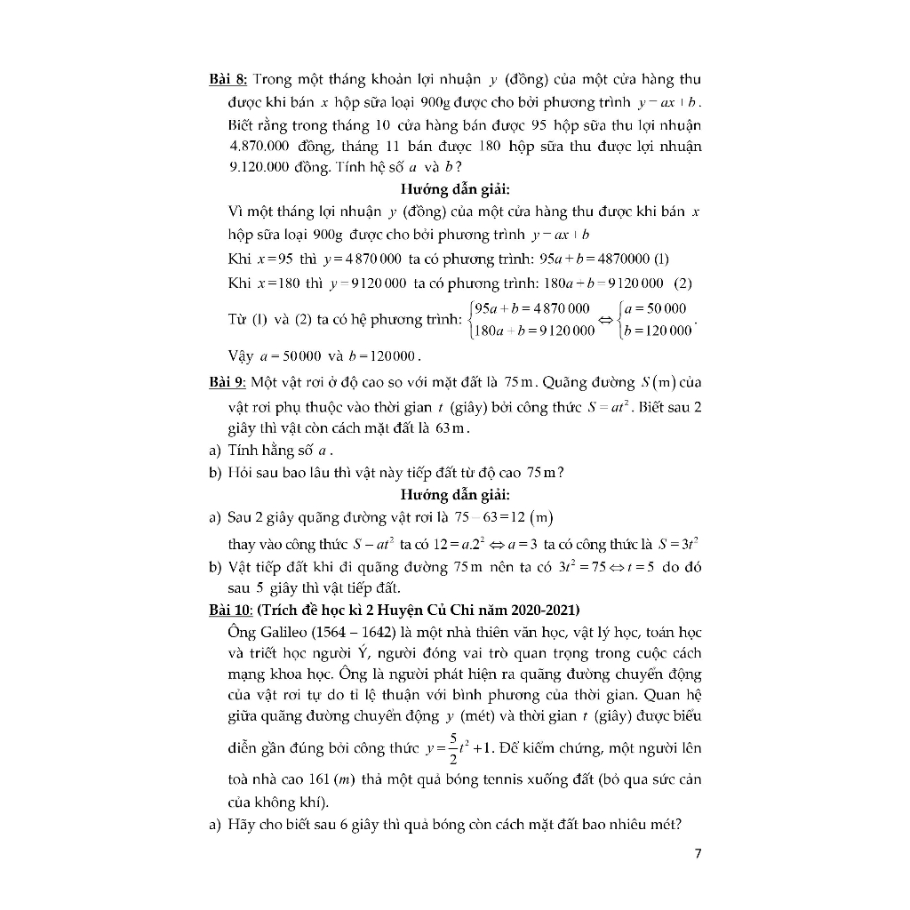 Sách - Phương Pháp Giải Các Dạng Toán Thực Tế Trong Kỳ Thi Tuyển Sinh 9 Vào 10