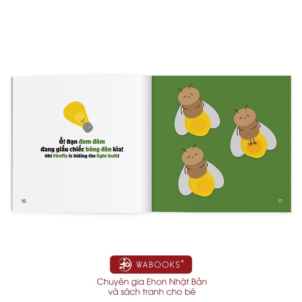Ehon Song ngữ - Combo 3 cuốn Ai giấu cái gì - Dành cho trẻ từ 0-4 tuổi - Bản Quyền