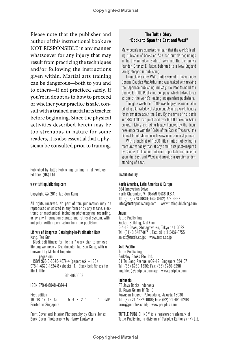 Sách ngoại văn: Black Belt Fitness For Life: A 7-Week Plan To Achieve Lifelong Wellness