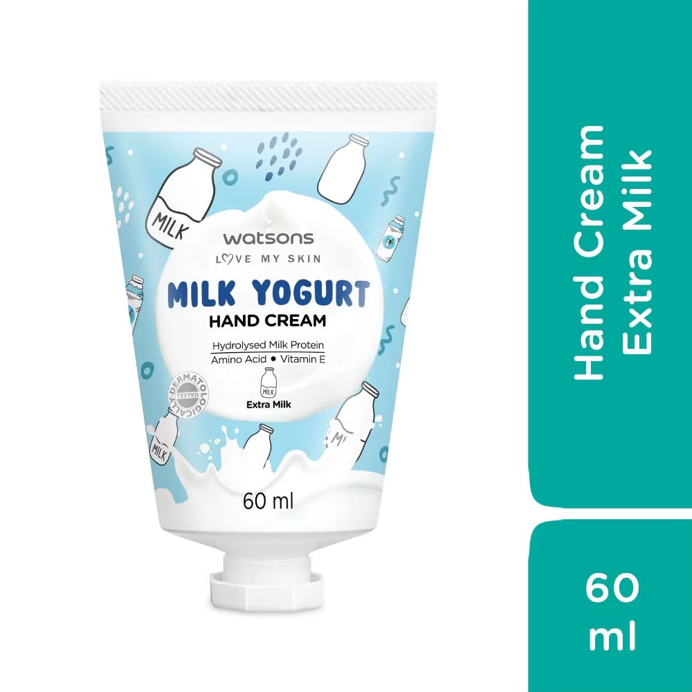 Kem Dưỡng Tay Watsons Milk Yogurt Hương Sữa Hand Cream Extra Milk 60ml