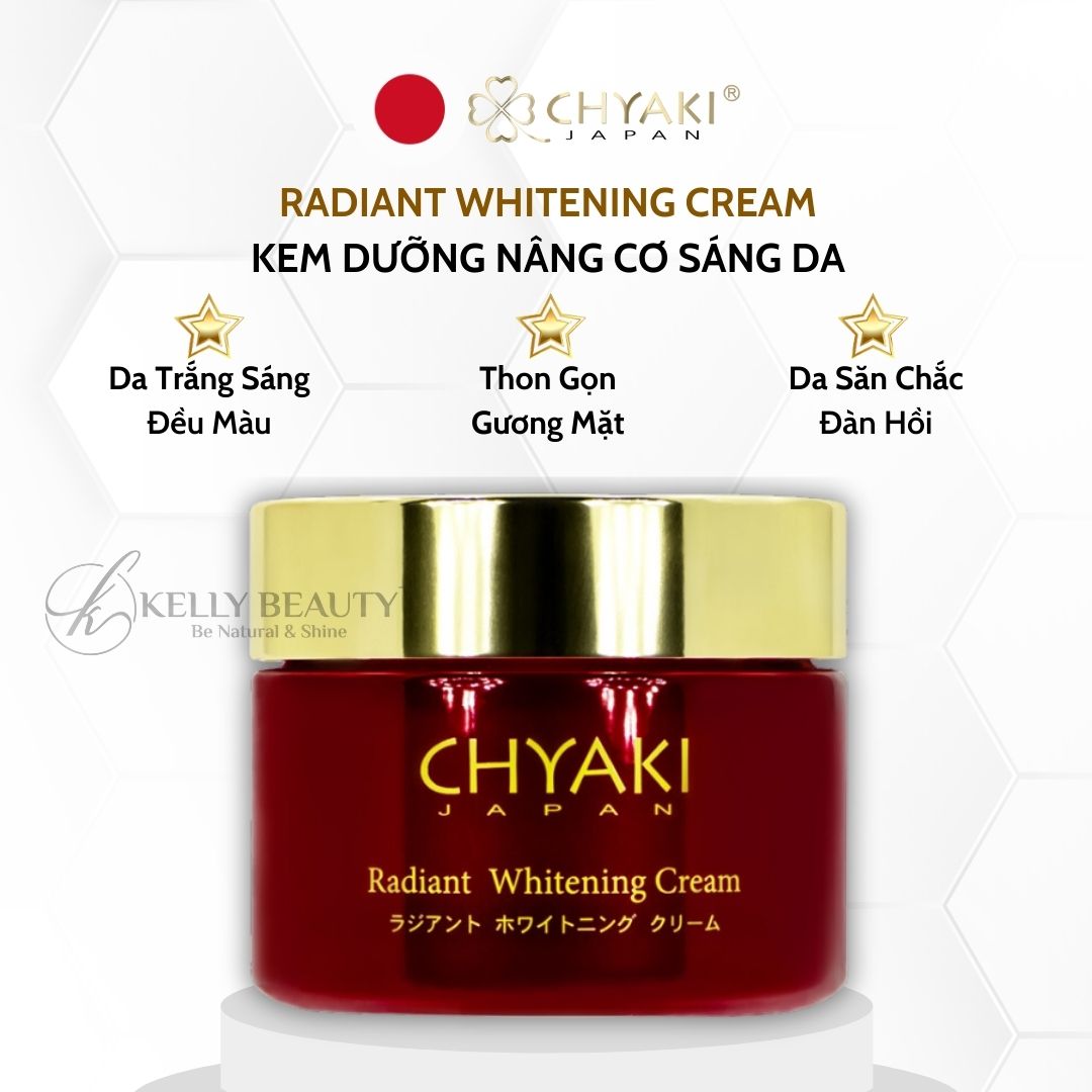 Kem Dưỡng Nâng Cơ Sáng Da Chyaki Radiant Whitening Cream | Kelly Beauty