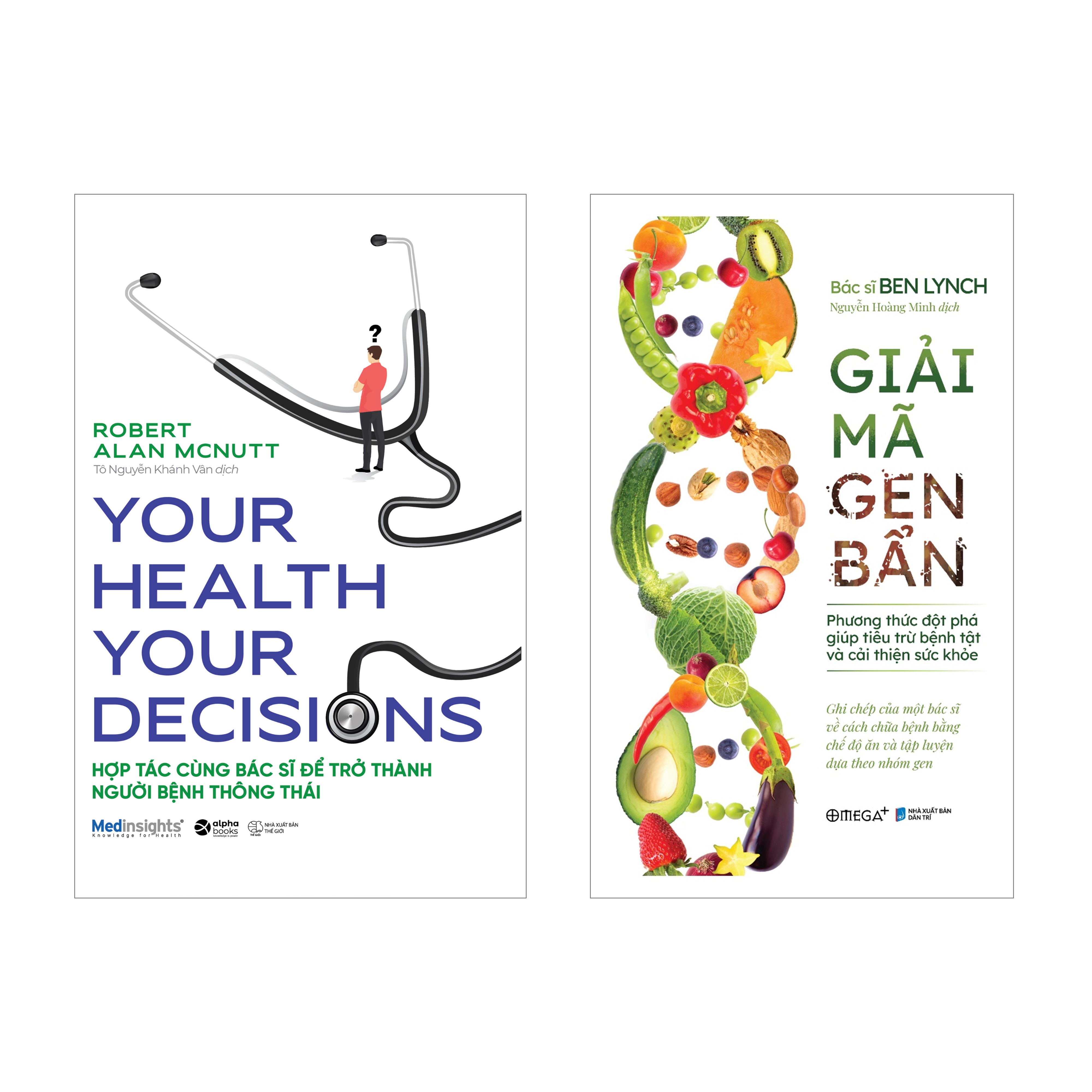 Combo Your Health Your Decision - Hợp Tác Cùng Bác Sĩ Để Trở Thành Người Bệnh Thông Thái + Giải Mã Gen Bẩn