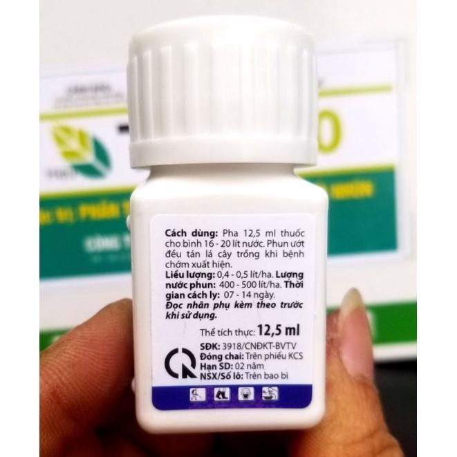 Asmiltop super 12,5ml. Top 900. Đặc trị đốm lá, vàng lá dưa, cà chua, phấn trắng hoa hồng, rỉ sắt ngô