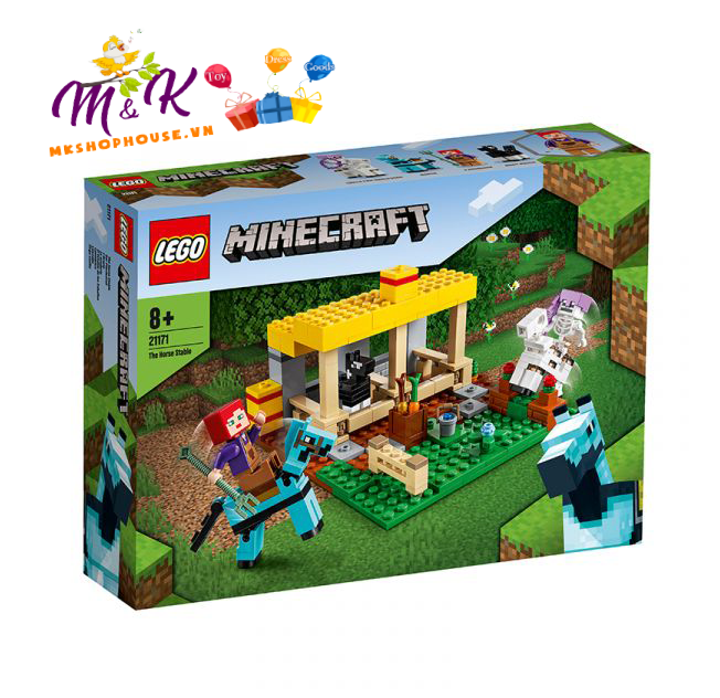 LEGO Minecraft 21171 Chuồng Ngựa (241 chi tiết)