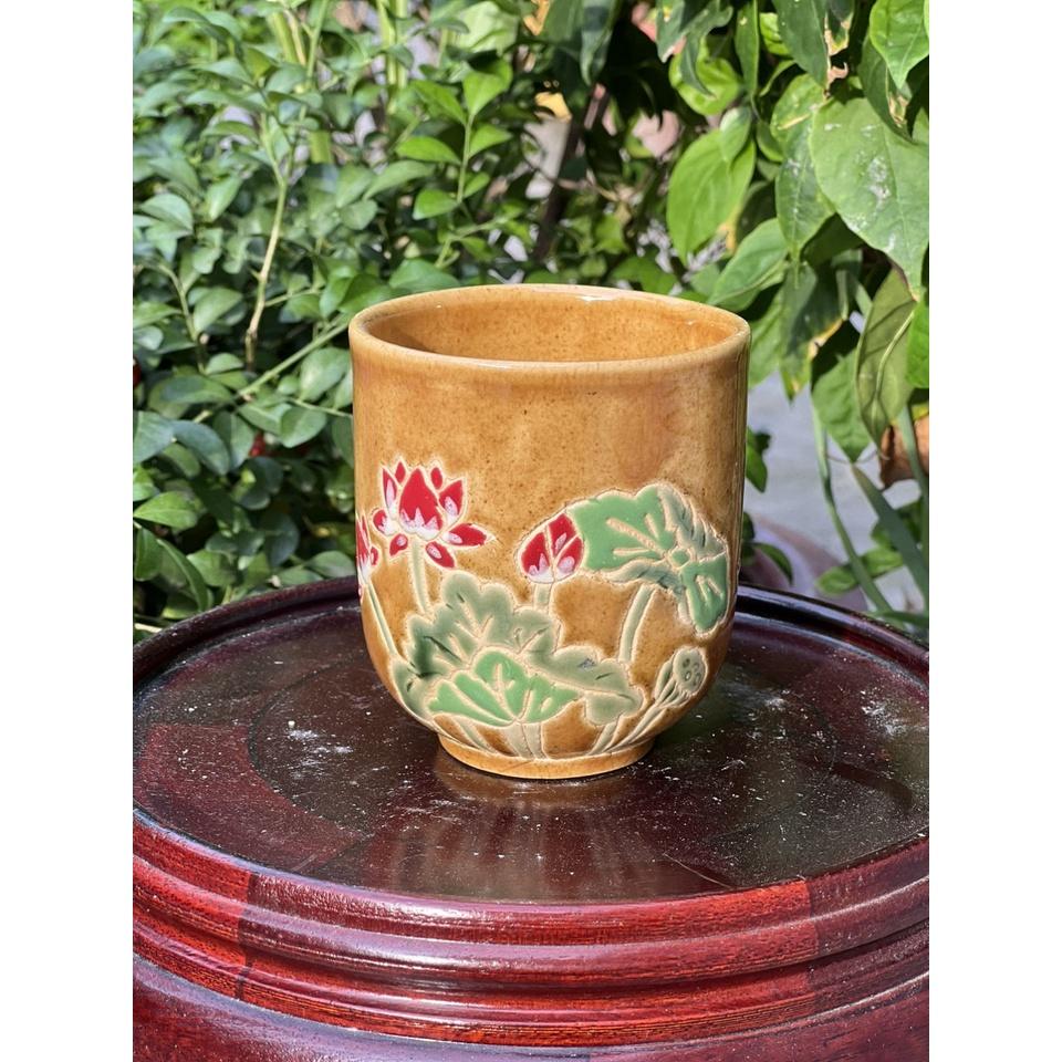 LY BÁCH HOA VẼ THỦ CÔNG GỐM SỨ NAM BỘ