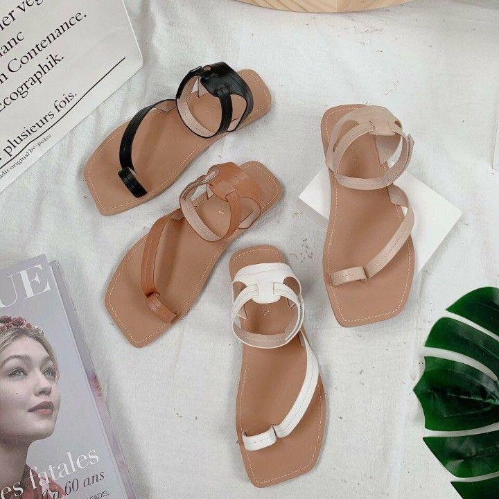 giày sandal bệt xỏ ngón quai dán sdb58