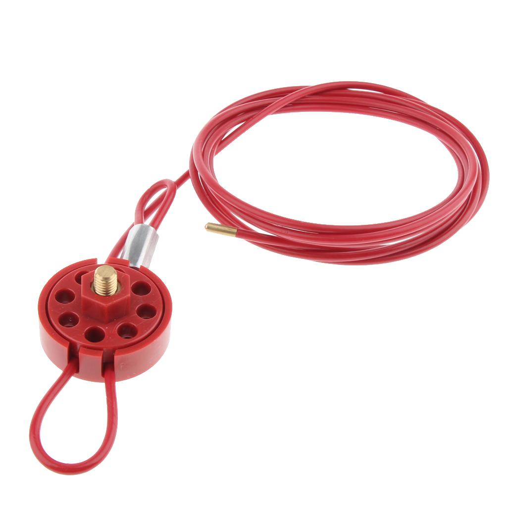 Điều Chỉnh Khóa Cáp Loto Khóa Tagout An Toàn Điện Thiết Bị 2 M, có Thể Sử Dụng Nhiều Ủy Quyền Để Cho Phép Truy