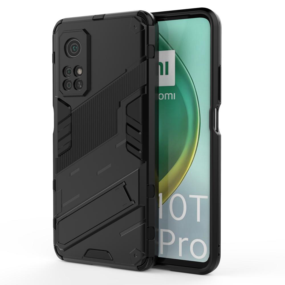 Ốp lưng cho Xiaomi Mi 10T Pro, Ốp chống sốc Iron Man PUNK cao cấp kèm giá đỡ cho Mi 10T Pro
